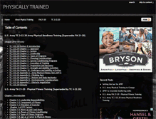 Tablet Screenshot of physicallytrained.com